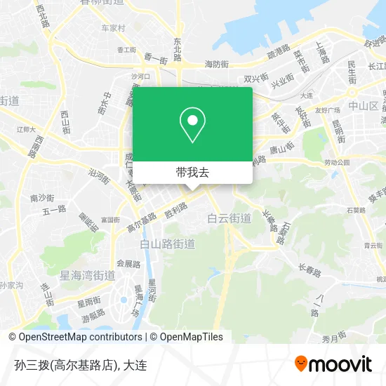孙三拨(高尔基路店)地图