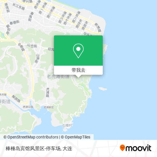 棒棰岛宾馆风景区-停车场地图
