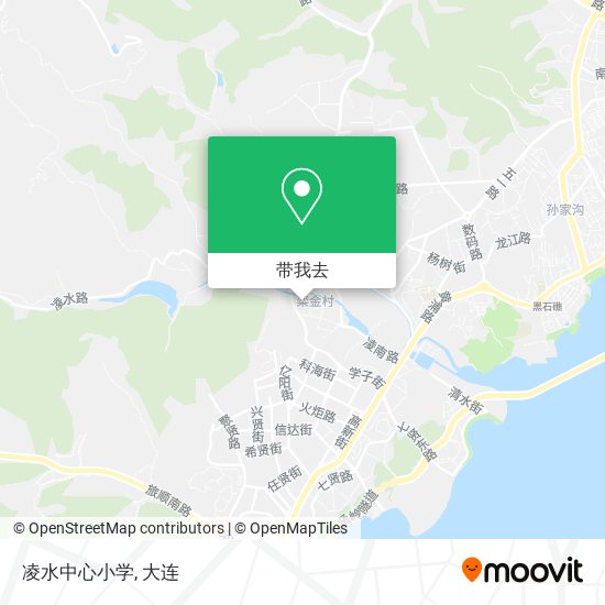 凌水中心小学地图