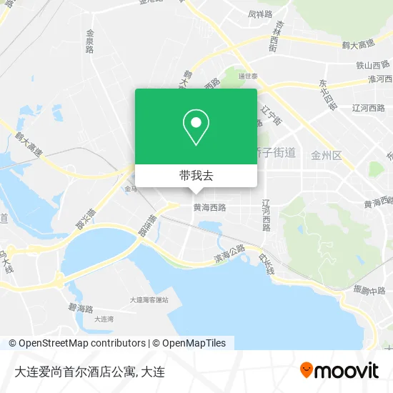 大连爱尚首尔酒店公寓地图