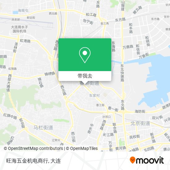 旺海五金机电商行地图