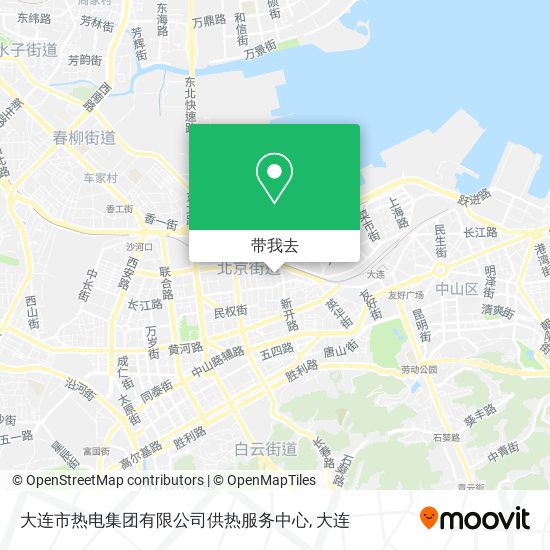 大连市热电集团有限公司供热服务中心地图