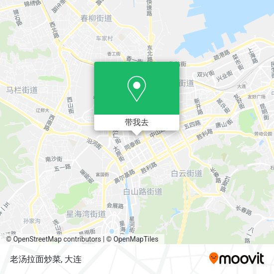 老汤拉面炒菜地图