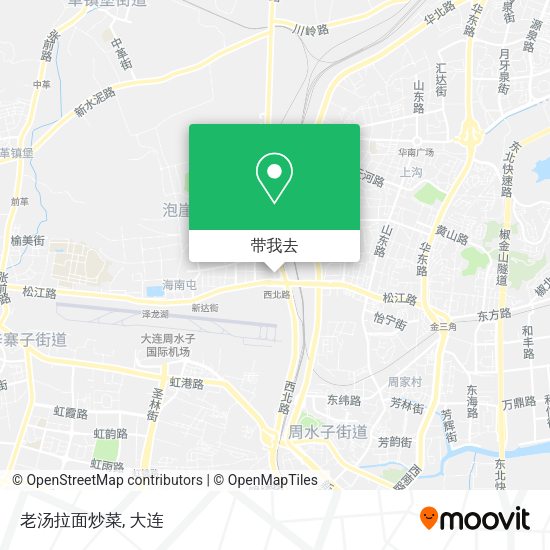 老汤拉面炒菜地图