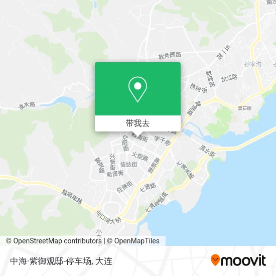 中海·紫御观邸-停车场地图