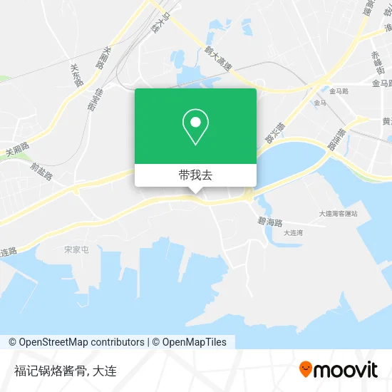 福记锅烙酱骨地图