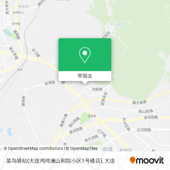 菜鸟驿站(大连鸿玮澜山和院小区1号楼店)地图