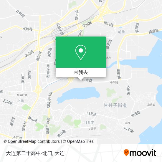 大连第二十高中-北门地图