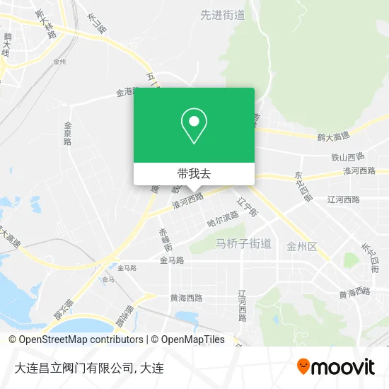 大连昌立阀门有限公司地图