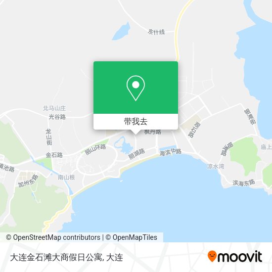 大连金石滩大商假日公寓地图