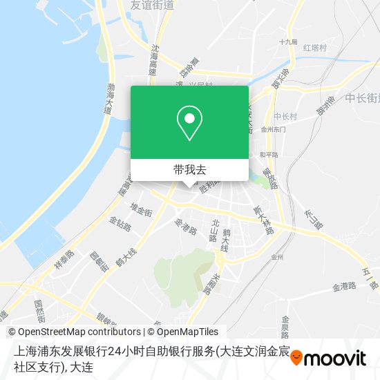 上海浦东发展银行24小时自助银行服务(大连文润金宸社区支行)地图