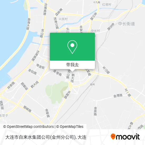 大连市自来水集团公司(金州分公司)地图