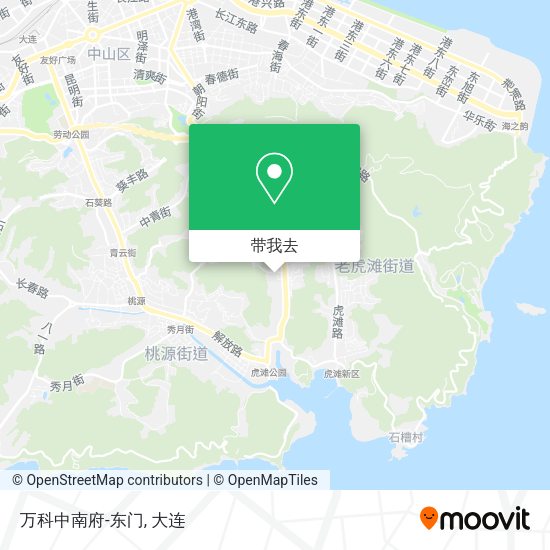 万科中南府-东门地图