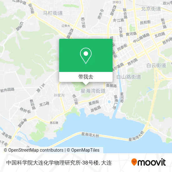 中国科学院大连化学物理研究所-38号楼地图
