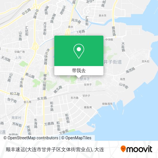 顺丰速运(大连市甘井子区文体街营业点)地图