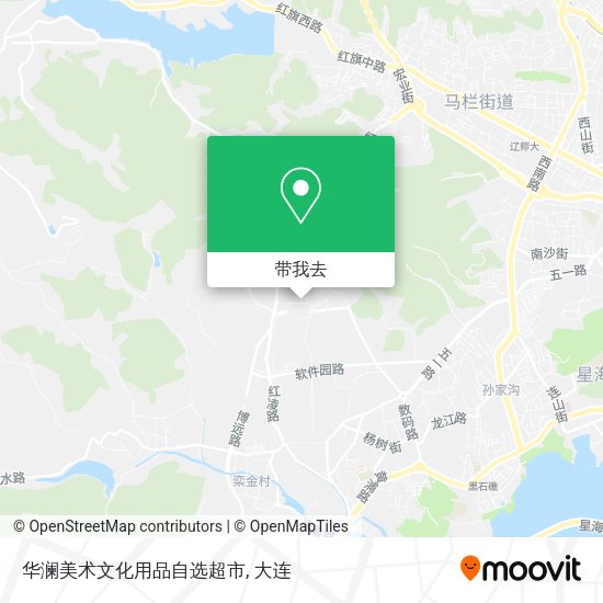 华澜美术文化用品自选超市地图