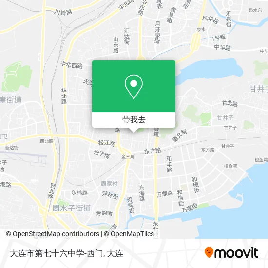 大连市第七十六中学-西门地图