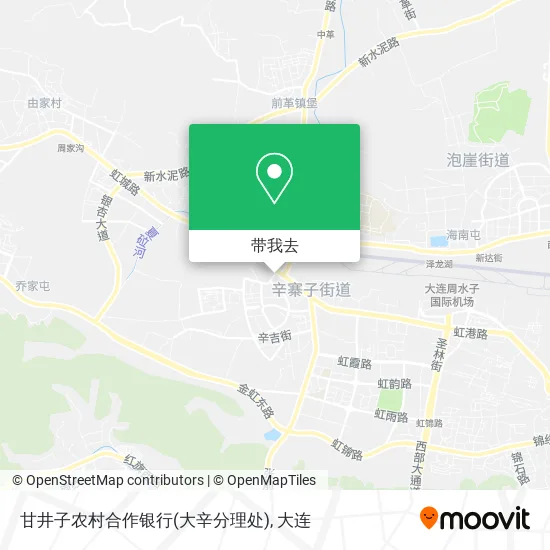 甘井子农村合作银行(大辛分理处)地图
