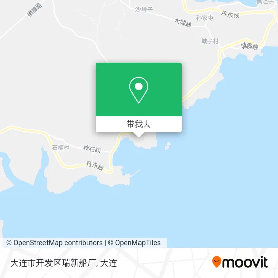 大连市开发区瑞新船厂地图