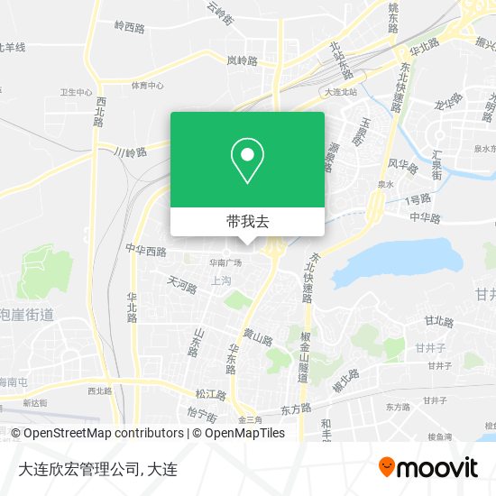 大连欣宏管理公司地图