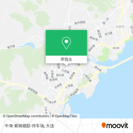 中海·紫御观邸-停车场地图