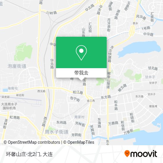 环馨山庄-北2门地图
