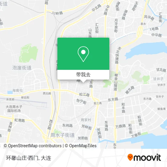 环馨山庄-西门地图
