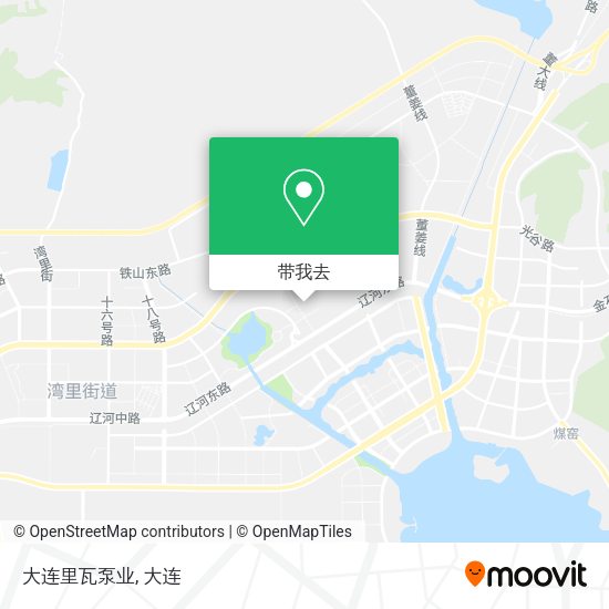 大连里瓦泵业地图