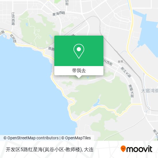 开发区5路红星海(岚谷小区-教师楼)地图