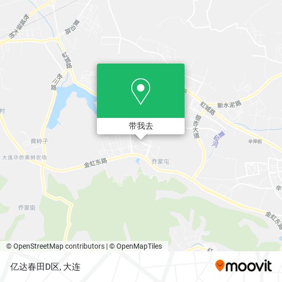 亿达春田D区地图