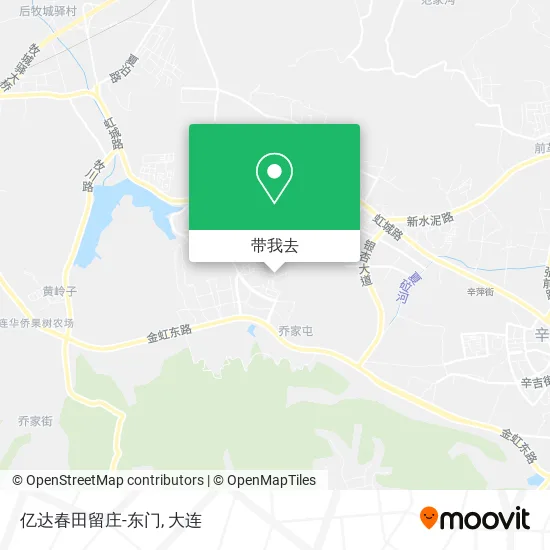 亿达春田留庄-东门地图
