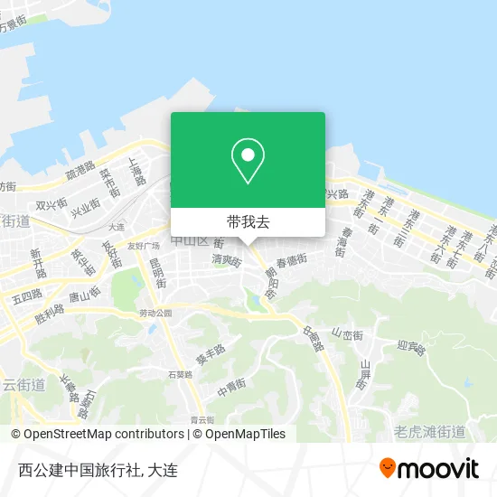 西公建中国旅行社地图