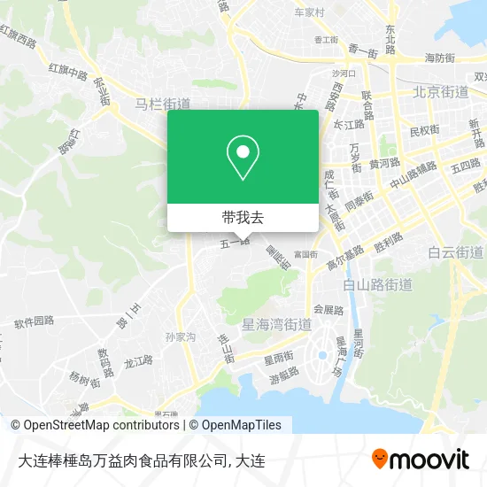 大连棒棰岛万益肉食品有限公司地图