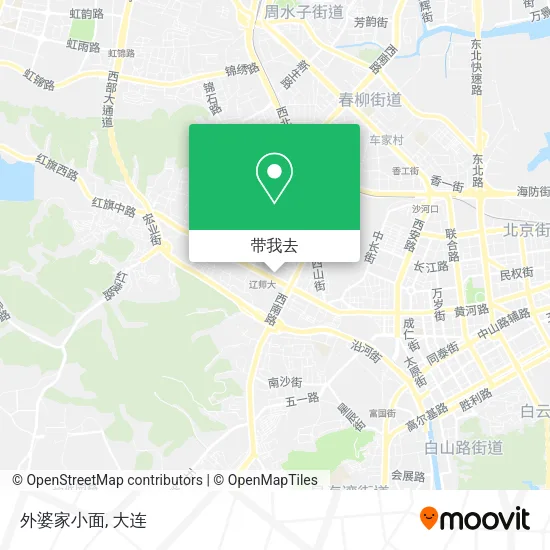 外婆家小面地图
