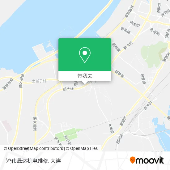 鸿伟晟达机电维修地图