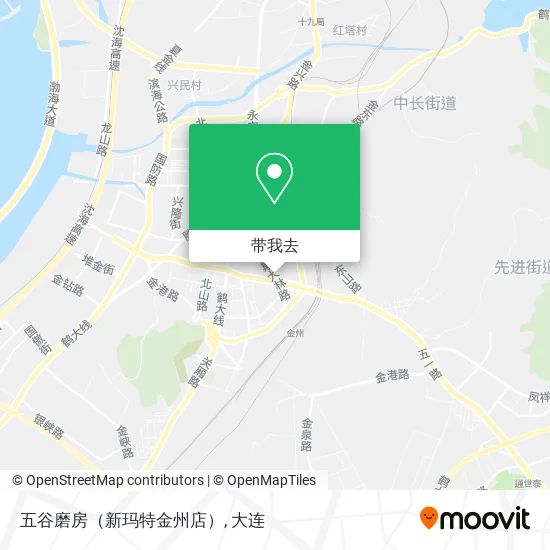 五谷磨房（新玛特金州店）地图