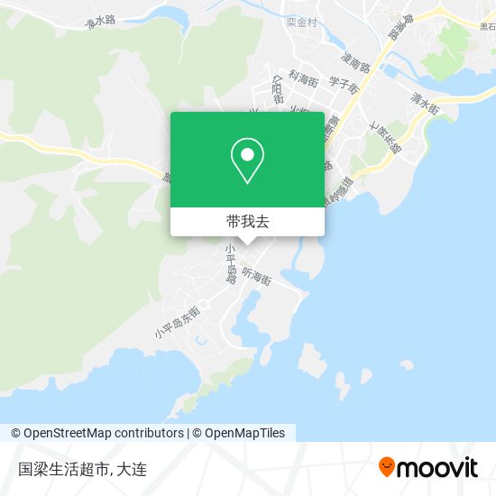 国梁生活超市地图