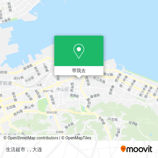 生活超市，地图