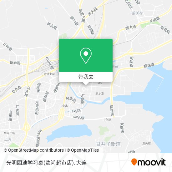 光明园迪学习桌(欧尚超市店)地图