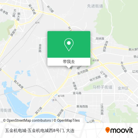五金机电城-五金机电城西8号门地图