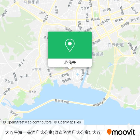大连星海一品酒店式公寓(原逸尚酒店式公寓)地图