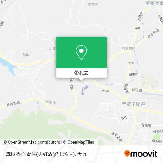 真味香面食店(天虹农贸市场店)地图