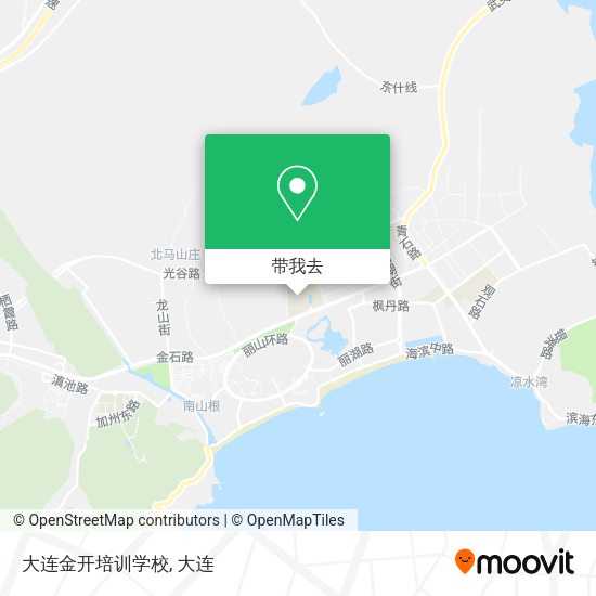 大连金开培训学校地图