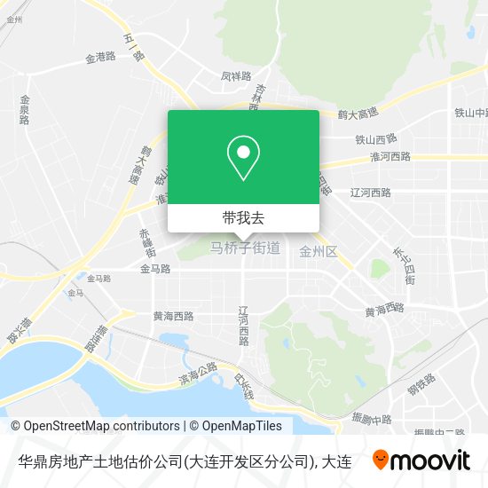 华鼎房地产土地估价公司(大连开发区分公司)地图