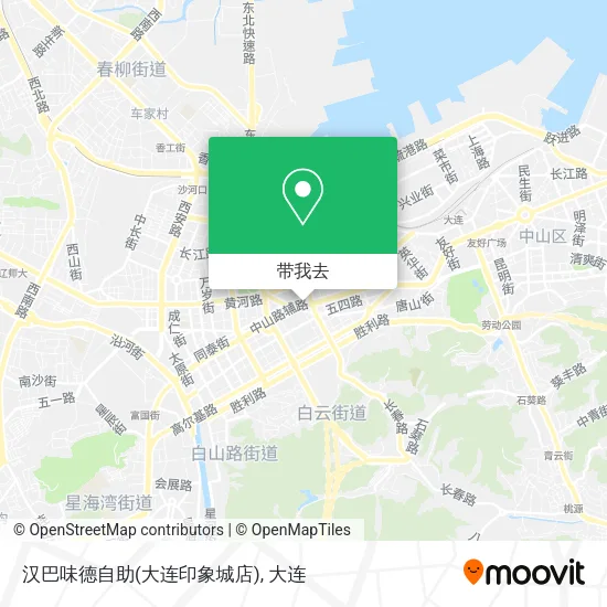 汉巴味德自助(大连印象城店)地图