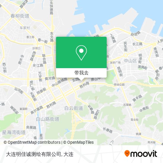 大连明佳诚测绘有限公司地图