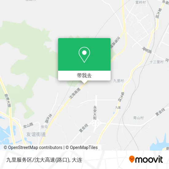 九里服务区/沈大高速(路口)地图
