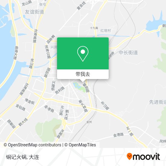 铜记火锅地图