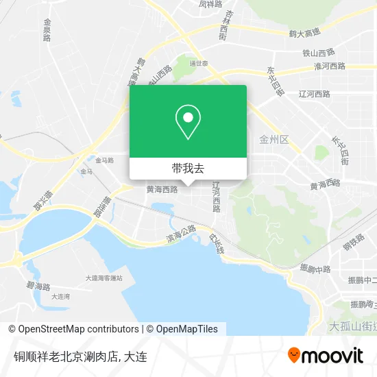 铜顺祥老北京涮肉店地图