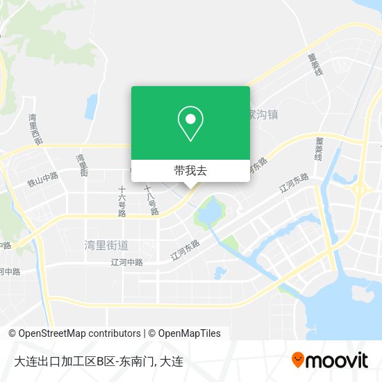 大连出口加工区B区-东南门地图